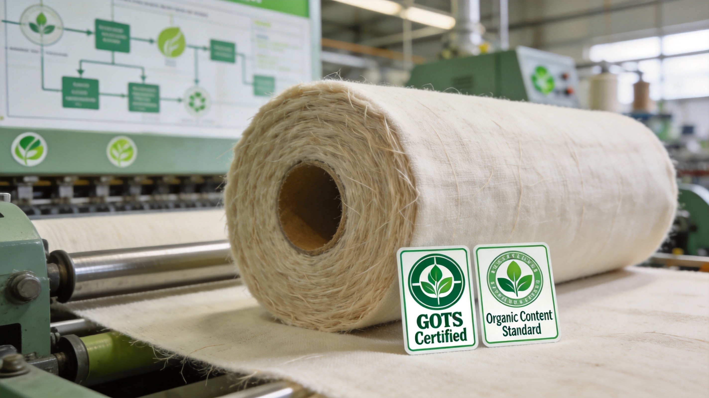 Sustainable eco-friendly textile production with organic cotton